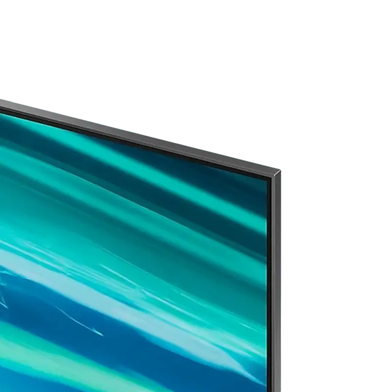 Televizor QLED Samsung QE55Q80A 55 inch 4K UHD Smart TV, detaliu interfață