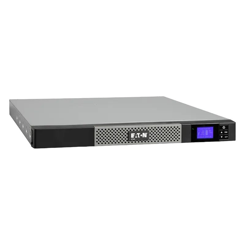 UPS Eaton 5P850i Rack1U 850VA/600W, Line-interactive, Sine wave,LCD,AVR,USB,RS232,Com. slot, 4*C13