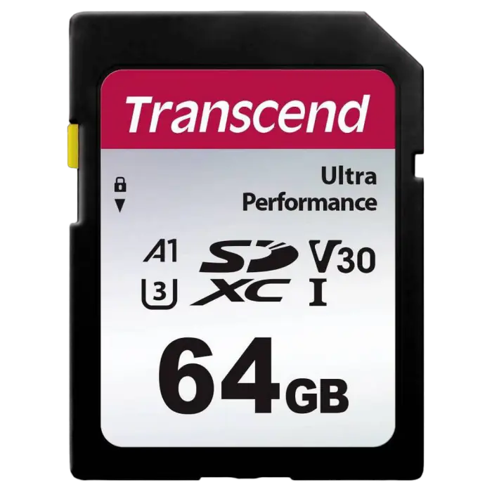 64GB SDXC Card (Class 10) UHS-I, U3, Transcend 340S "TS64GSDC340S" (R/W:160/50MB/s)