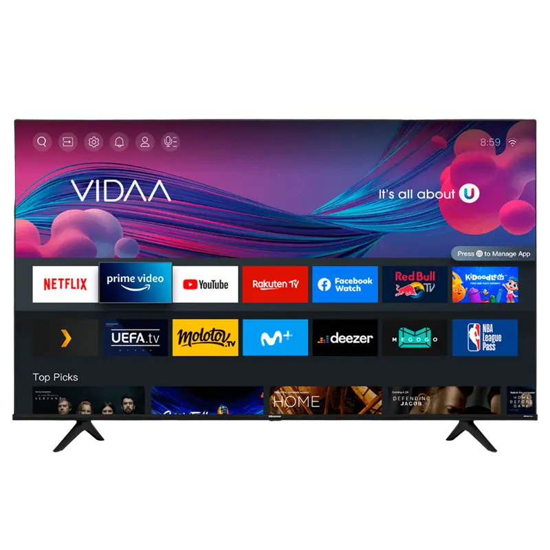Televizor Hisense 65A6BG 65" LED 4K UHD VIDAA Dolby Vision negru, ambalaj