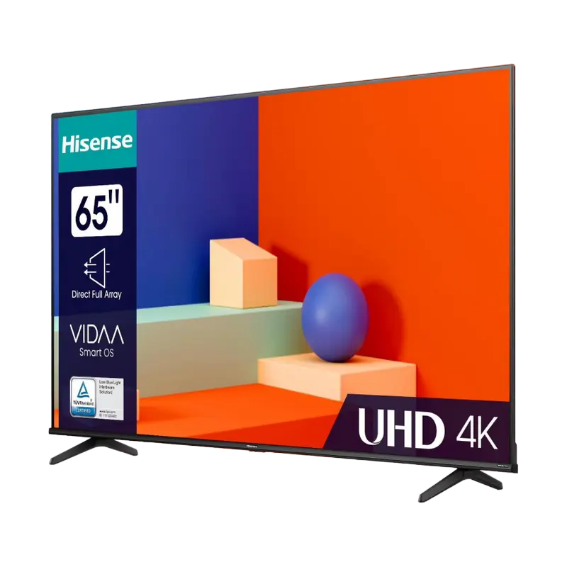 Televizor Hisense 65A6K 65 inch LED 4K UHD VIDAA, vedere posterioară