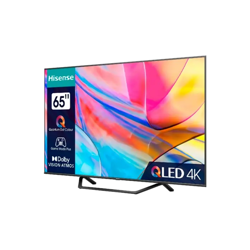 Televizor Hisense 65A7KQ 65 inch LED 4K UHD HDR10+ VIDAA OS Negru, ambalaj