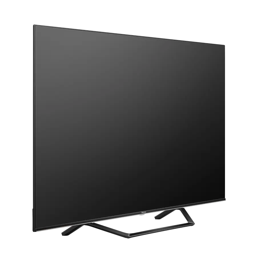 Televizor Hisense 65A7NQ 65 inch QLED 4K UHD Smart TV VIDAA OS Negru, vedere laterală