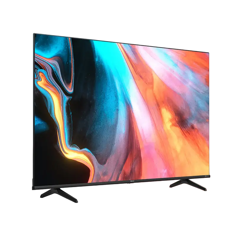 Televizor Hisense 65E7HQ 65 inch QLED 4K UHD 120 Hz VIDAA OS Gri, vedere posterioară