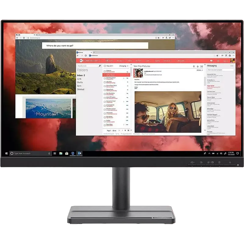 Lenovo 66CBKAC1EU 21.5 inch 1920x1080 VA 75Hz Black