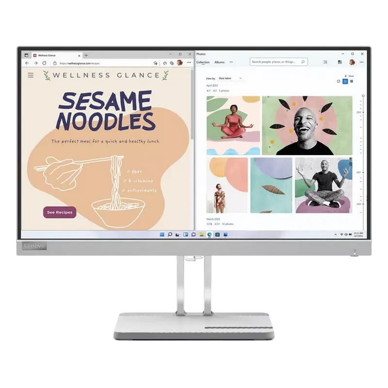 Lenovo 67AAKAC3EU 23.8 inch 1920x1080 VA 100Hz Silver