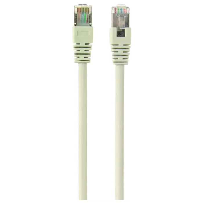 7.5m, FTP Patch Cord Gray, PP22-7.5M, Cat.5E, Cablexpert, molded strain relief 50u" plugs