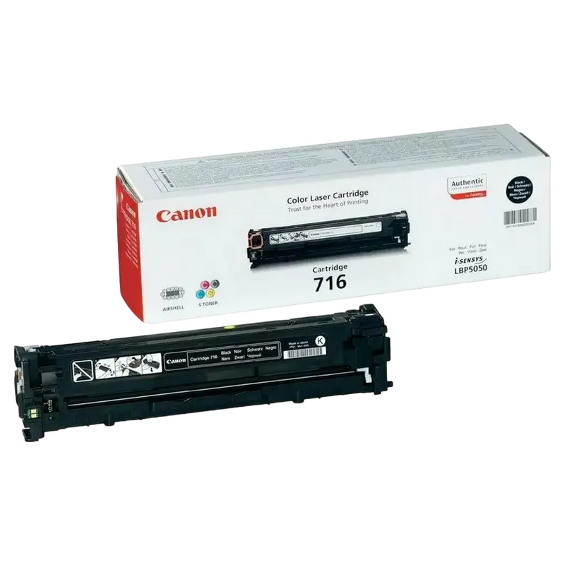 Canon Laser Cartridge 716 Bk, Black