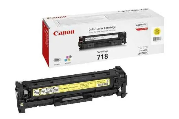 Canon Laser Cartridge 718 Y, Yellow