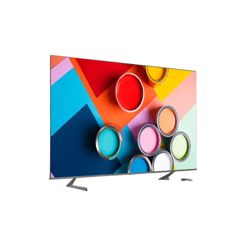 Televizor Hisense 75A7GQ 75 inch QLED 4K UHD VIDAA OS Gri, vedere laterală