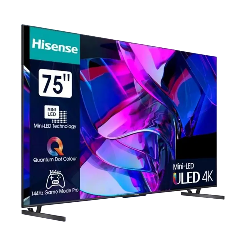 Televizor Hisense 75U7KQ 75 inch Mini LED 4K UHD 144 Hz, imagine suplimentară 10