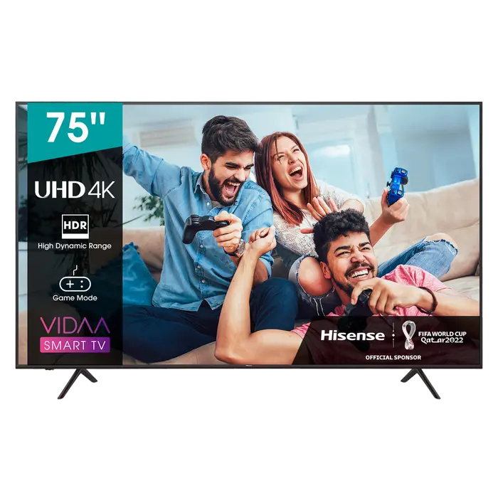 Televizor LED 75" Hisense H75A7100F, 4K UHD, Smart VIDAA