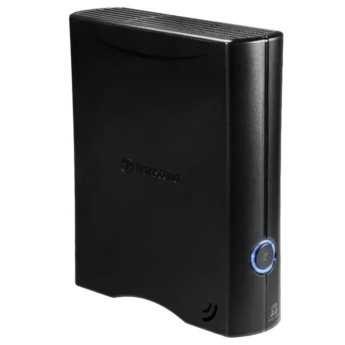 8.0TB (USB3.1) 3.5" Transcend "StoreJet 35T3", Black [256-bit AES encryption]