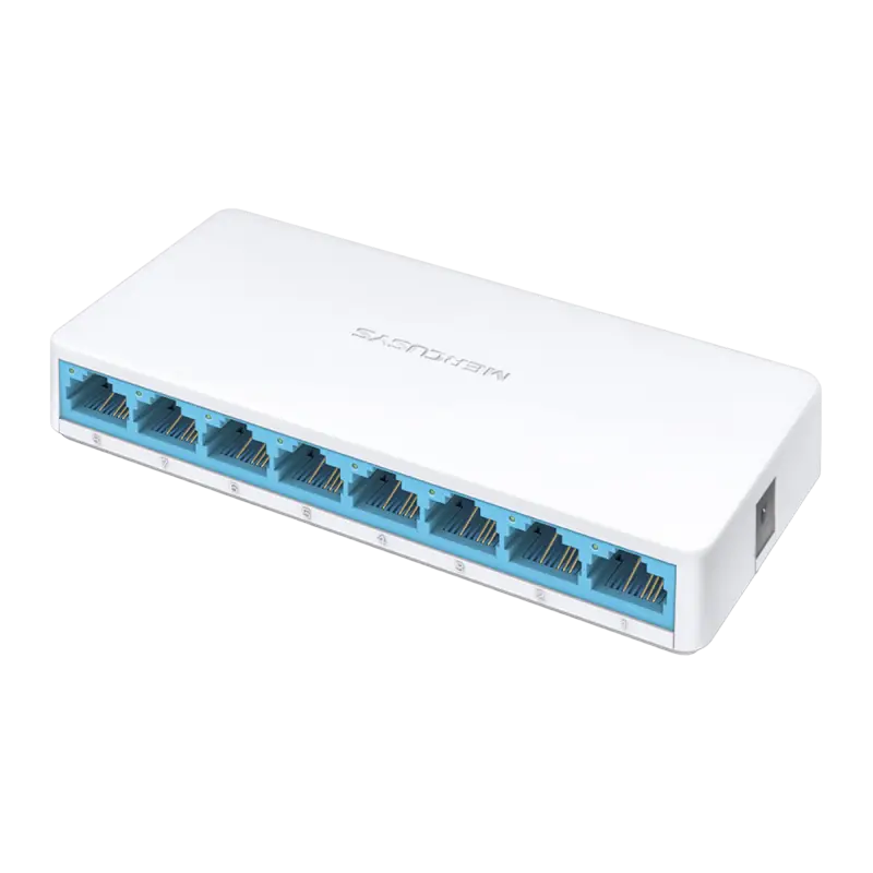8-port 10/100Mbps Desktop Switch MERCUSYS "MS108", Plastic Case