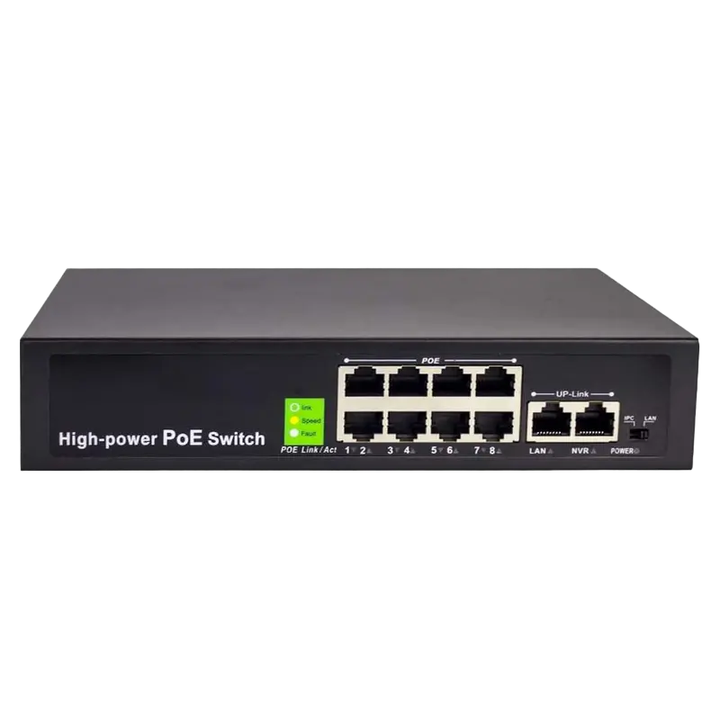 APC Electronic APC 8-port Ethernet POE Switch POE-SW8A
