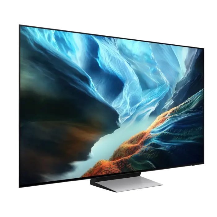 Televizor Samsung QE83S90HAEXUA 83 inch QD OLED 4K Smart TV Negru, vedere alternativă