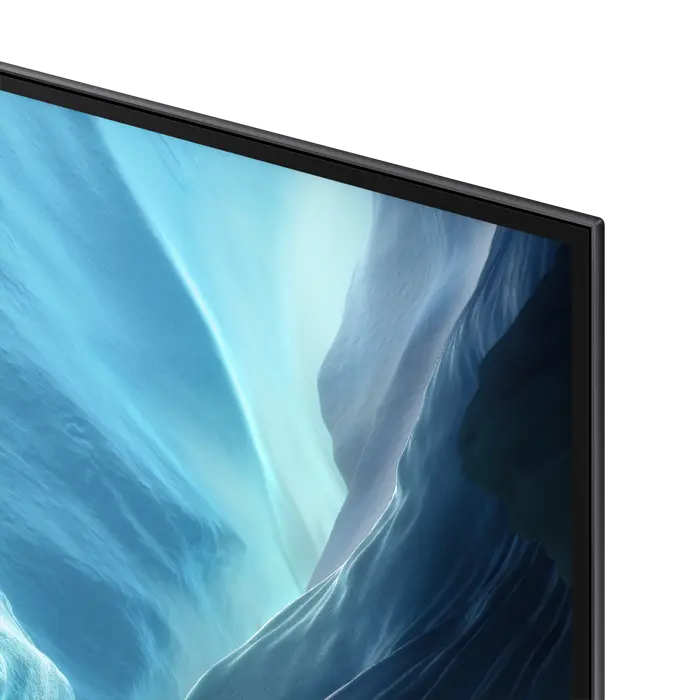 Televizor Samsung QE83S90HAEXUA 83 inch QD OLED 4K Smart TV Negru, vedere laterală