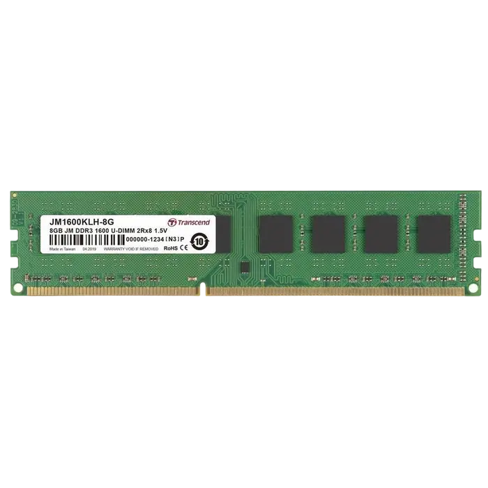 8GB DDR3-1600MHz Transcend PC12800, CL11, 1.5V