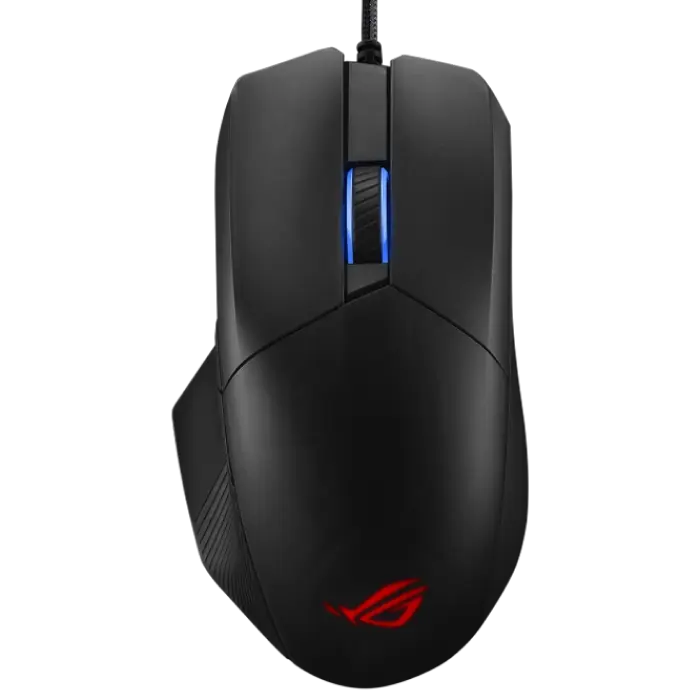 Gaming Mouse ASUS ROG Chakram Core, 16k dpi, 9 Buttons, 400IPS, 40G, 97g+14g, Magnetic buttons & cov