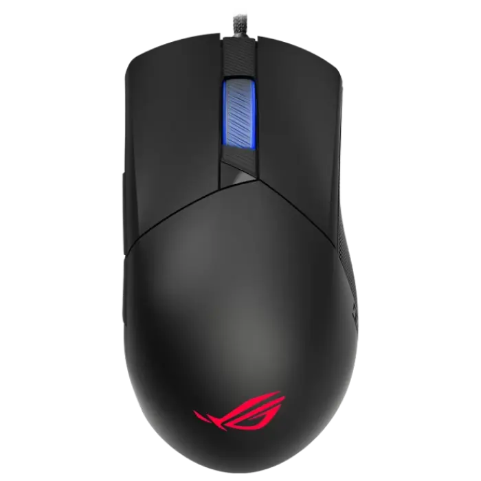 Gaming Mouse ASUS ROG Gladius III, 19k dpi, 6 Buttons, 400IPS, 50G, 79g, Ergonomic, Mech.& Opt.SW, P