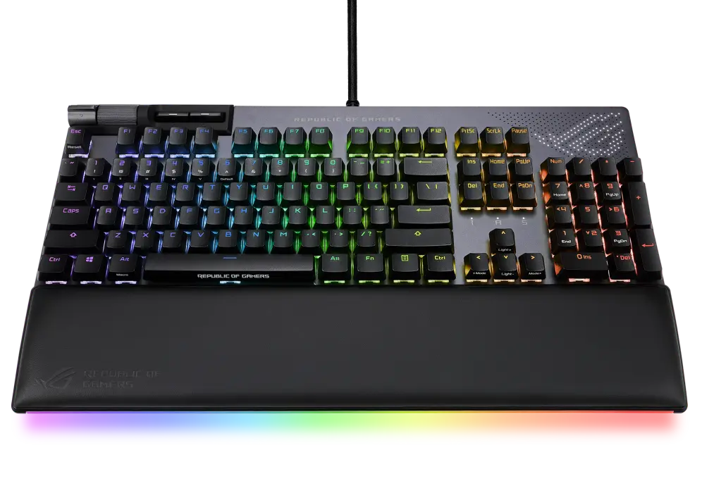 Gaming Keyboard ASUS ROG Strix Flare II Animate, Mechanical, NX Red SW, PBT, AniMe Matrix LED displa