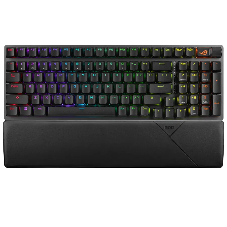 Gaming Wireless Keyboard ASUS ROG Strix Scope II 96, Mechanical, NX Linear SW. PBT Doubleshot Keycap