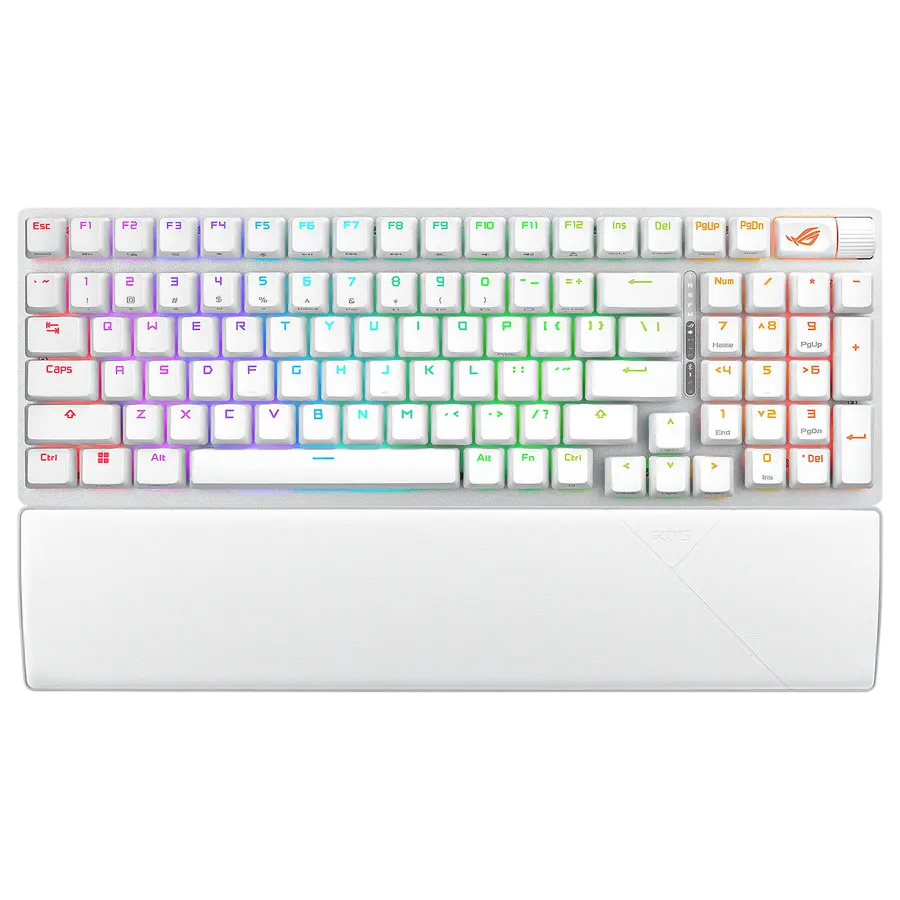 Gaming Wireless Keyboard ASUS ROG Strix Scope II 96, Mechanical, NX Linear SW. PBT Doubleshot Keycap