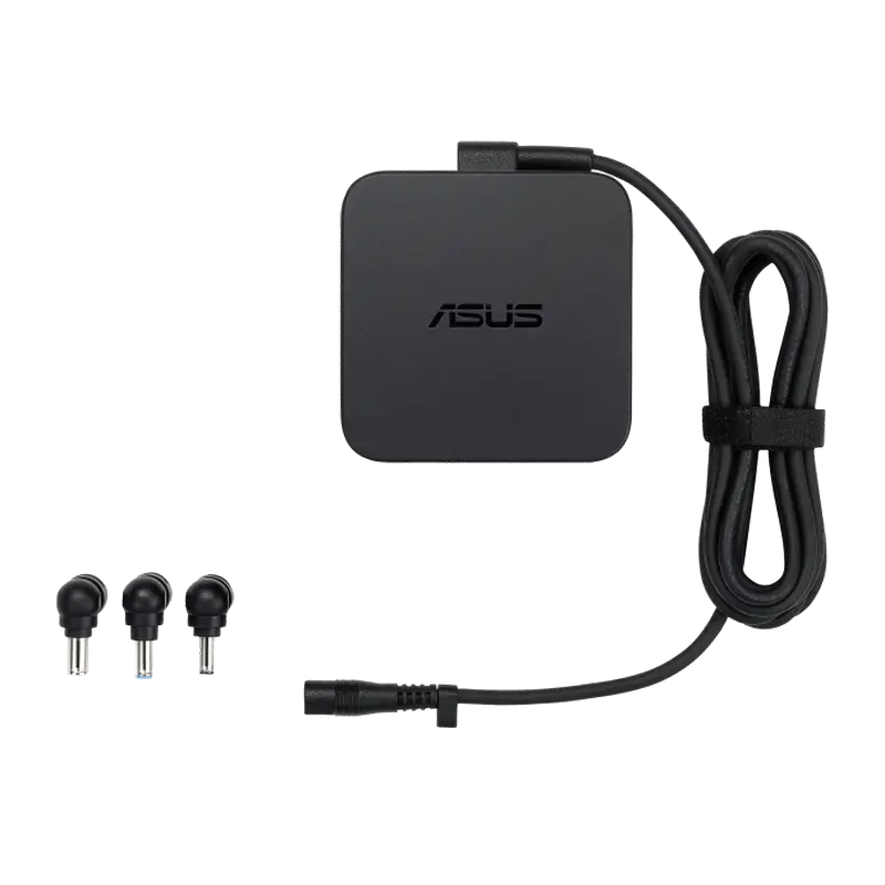 ASUS 65W Universal Power Adapter, 4.0mm/4.5mm/5.5mm, 19.0V/3.42A, Cable:180 cm/Power Cord:90 cm
