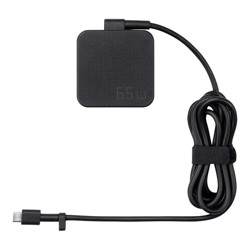 ASUS 65W USB-C Adapter, 5V/3A, 9V/3A, 15V/3A, 20V/3.25A, Cable:160 cm/Power Cord:90 cm