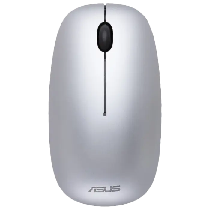 Wireless Mouse ASUS MW201C, 800-1600 dpi, 3 buttons, Ambidextrous, 82g, 1xAA, 2.4Ghz+BT, Grey