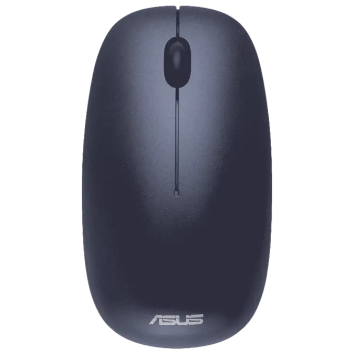 Wireless Mouse ASUS MW201C, 800-1600 dpi, 3 buttons, Ambidextrous, 82g, 1xAA, 2.4Ghz+BT, Blue