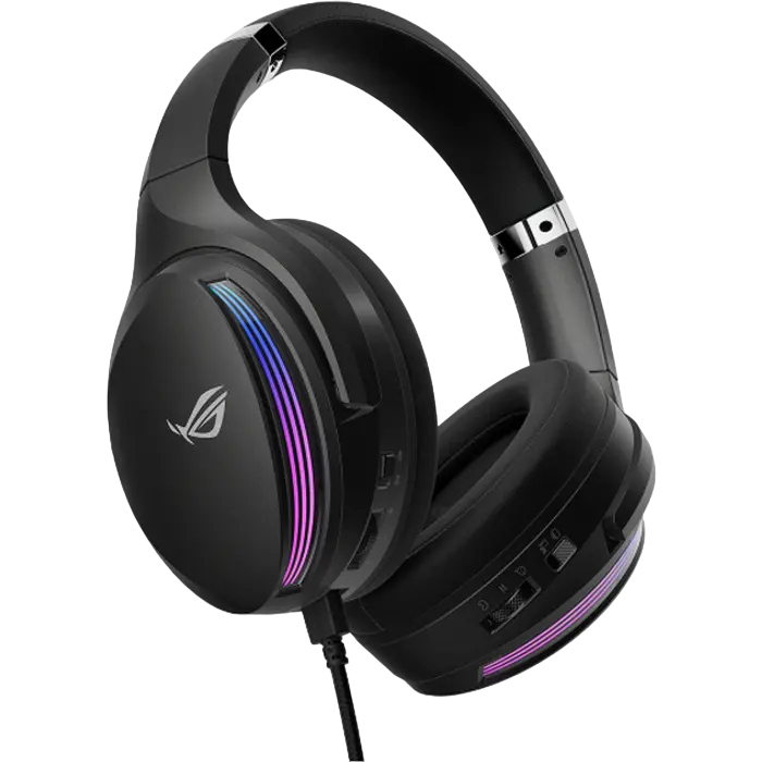 Gaming Headset ASUS ROG Fusion II 500, 50mm driver, 32 Ohm, 20-40kHz, 310g, Hi-Fi DAC & AMP, AI NC