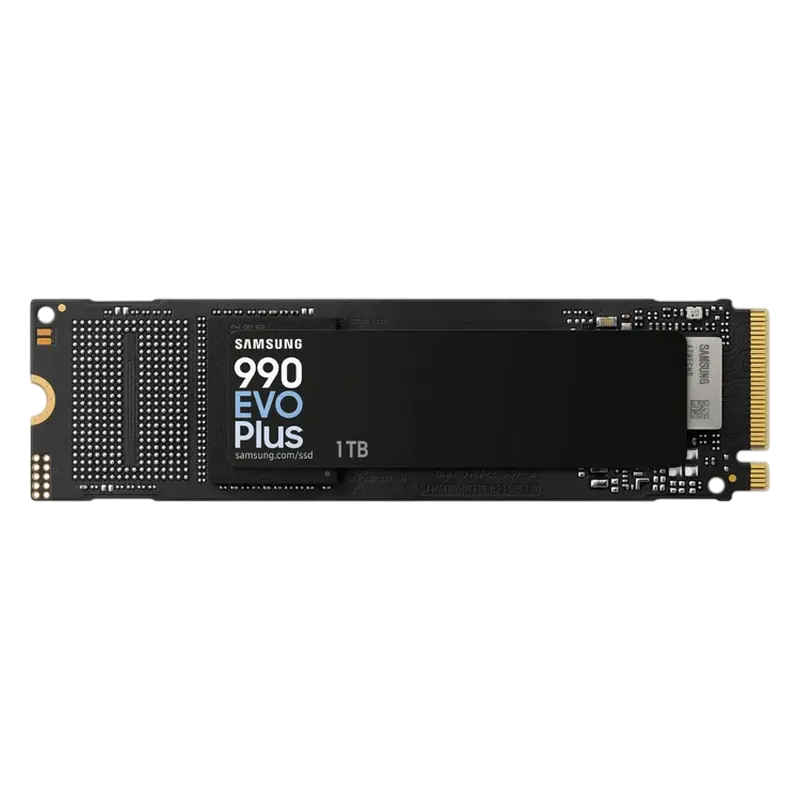 .M.2 NVMe SSD 1.0TB Samsung 990 EVO Plus MZ-V9S1T0BW [PCIe 4.0 x4/5.0 x2, R/W:7150/6300MB/s, 850K/1350K IOPS, 600TB, TLC]
