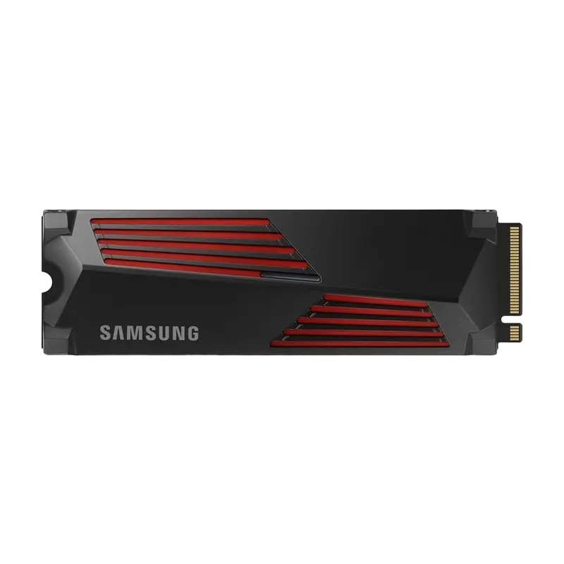 SSD Samsung 990 PRO 2TB cu radiator, M.2 NVMe PCIe 4.0, citire 7450 MB/s