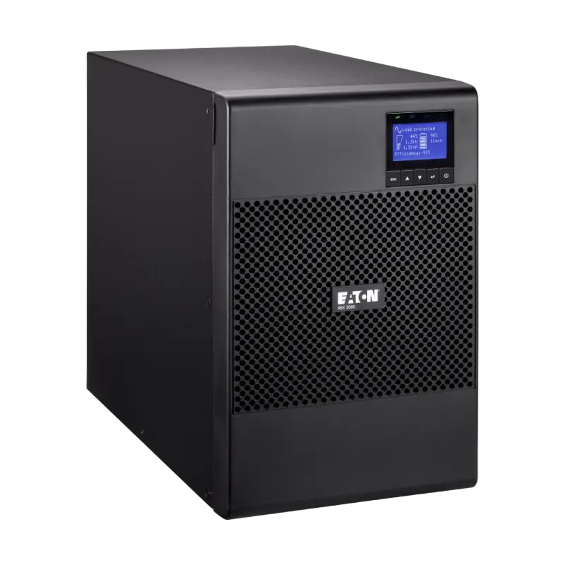 UPS Eaton 9SX3000i 3000VA/2700W Tower,Online,LCD,AVR,USB,RS232,Com.slot,8*C13,1*C19, Ext. batt. opt.