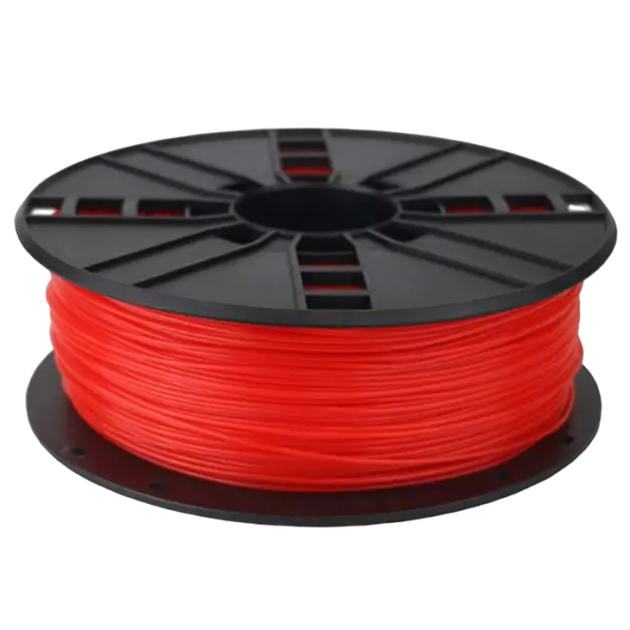 ABS 1.75 mm, Fluorescent Red Filament, 1 kg, Gembird, 3DP-ABS1.75-01-FR