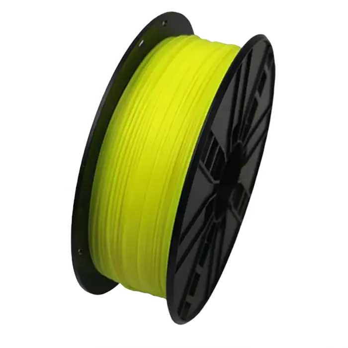 ABS 1.75 mm, Fluorescent Yellow Filament, 1 kg, Gembird, 3DP-ABS1.75-01-FY
