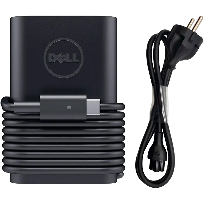 DELL AC Adapter - Type-C 45W, Kit for Laptops with 1m power cord included.(450-AKVB)