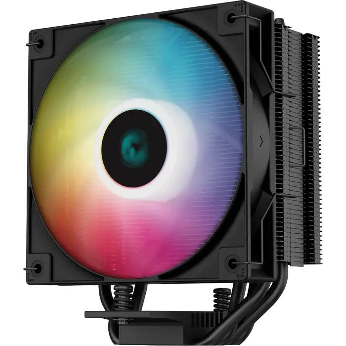 AC Deepcool "AG400 BK ARGB" (≤31.6dB, 500-2000RPM, 75.89 CFM, 120mm, ARGB, 220W, 4x6mm, 614g.)