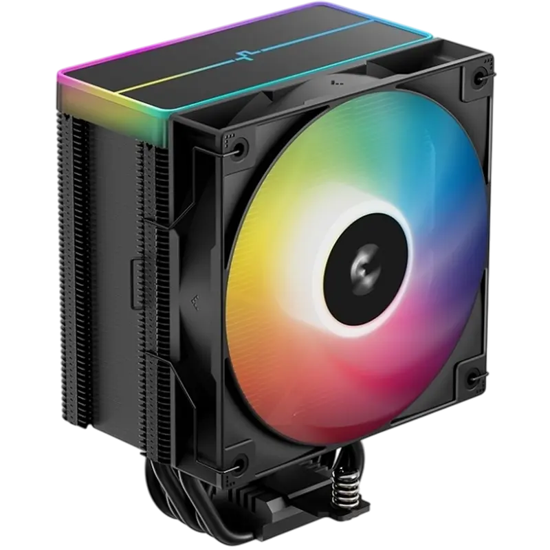 AC Deepcool "AG500 BK ARGB V2" (≤29.4dB, 300-1950RPM, 67.88 CFM, 120mm, ARGB, 240W, 5x6mm, 857g.) Bl