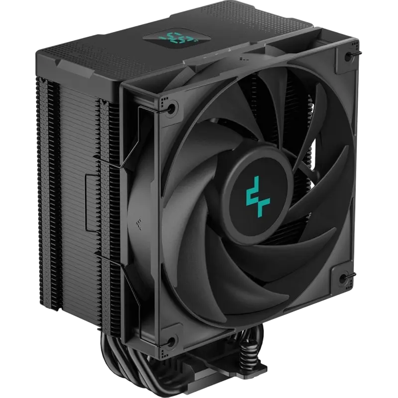 AC Deepcool "AG500 DIGITAL BK" (≤29.4dB, 300-1950RPM, 67.88 CFM, 120mm, 240W, 5x6mm, Display, 845g.)