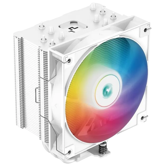 AC Deepcool "AG500 WH ARGB" (≤29.4dB, 300-1850RPM, 67.88 CFM, 120mm, ARGB, 240W, 5x6mm, 816g.)