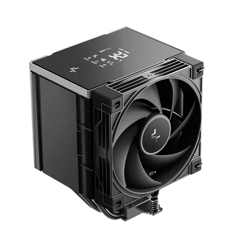 AC Deepcool "AK500 G2 DIGITAL NYX" (≤31.45 dB, 2200RPM, 63.4 CFM, 120mm, 5x6mm, Display: 29x39mm, 13