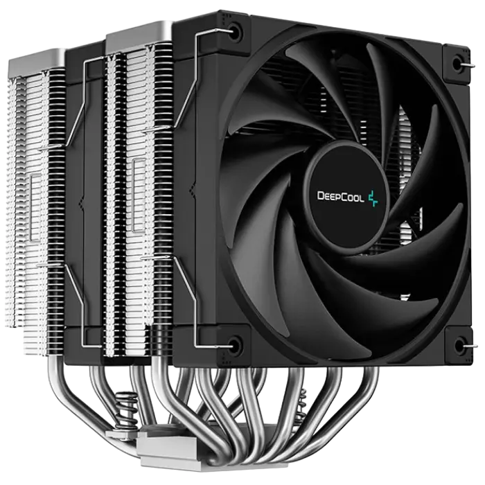 AC Deepcool "AK620" (≤28 dB, 500-1850RPM, 68.99 CFM, 2x120mm, 260W, 6/6mm, 1456g.)