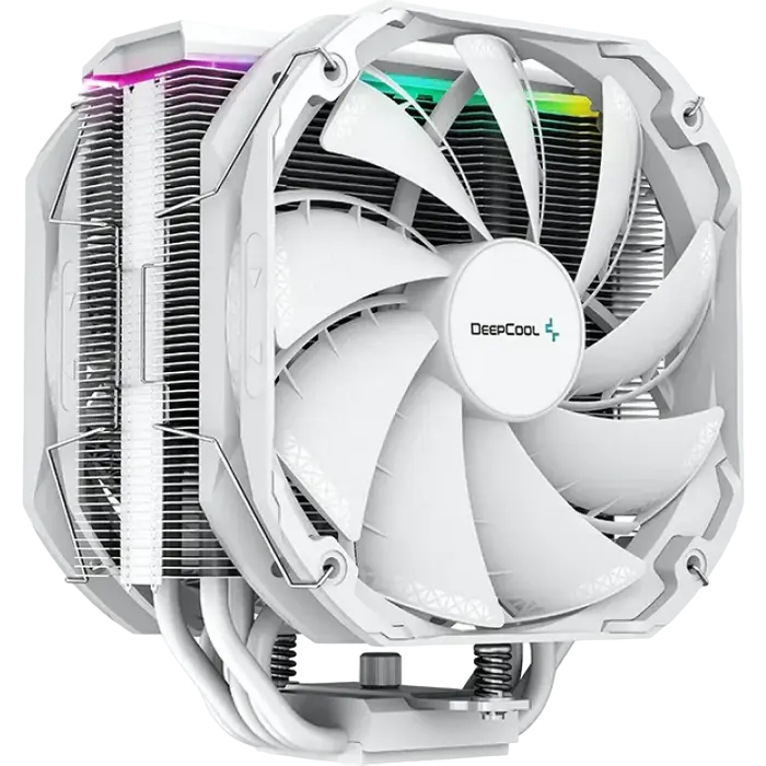AC Deepcool "AS500 PLUS WH" (<29.2dBA, 500-1200RPM, 70.81CFM, 2x140mm, ARGB, PWM, 5x6mm, 1198g.)
