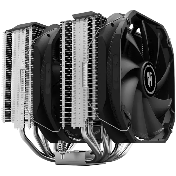 AC Deepcool "ASSASSIN Ⅲ" (<34.2dBA, 400-1400RPM, 90.37CFM, 2x140mm, PWM, 280W, 7x6mm, 1464g.)