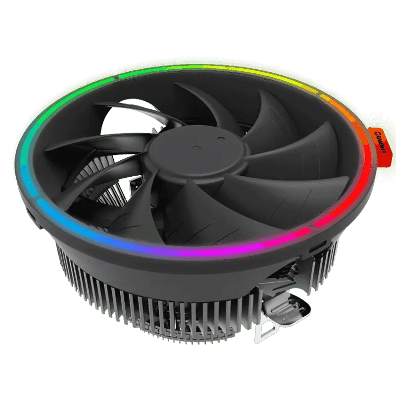 AC Gamemax "Gamma 200" (<23.5dBA, 1800RPM, 62CFM, 120mm, RGB, 95W, 266g.)