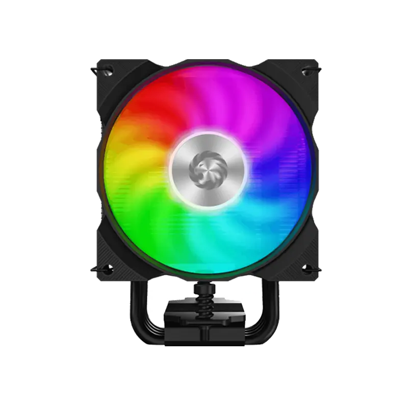 AC Gamemax "Gamma 90 BK" (<32.5dBA, 1000-2500RPM, 48.8CFM, 92mm, ARGB, PWM, 4x6mm, 38 Fins, 150W, 49