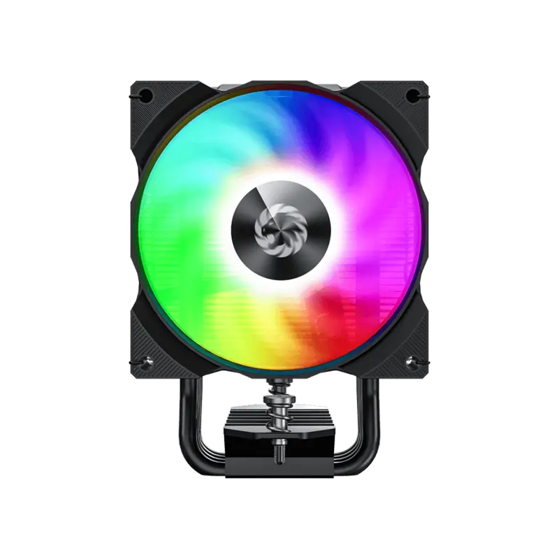 AC Gamemax "Gamma 90 Digital BK" (<32.5dBA, 1000-2500RPM, 48.8CFM, 92mm, PWM, ARGB, 4x6mm, 38 Fins