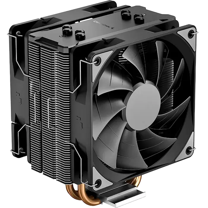 AC Deepcool "GAMMAXX 400 EX" (≤27.6 dBA, 500-1500RPM, 52 CFM, 2x120mm, 180W, 4x6mm, 930g.)